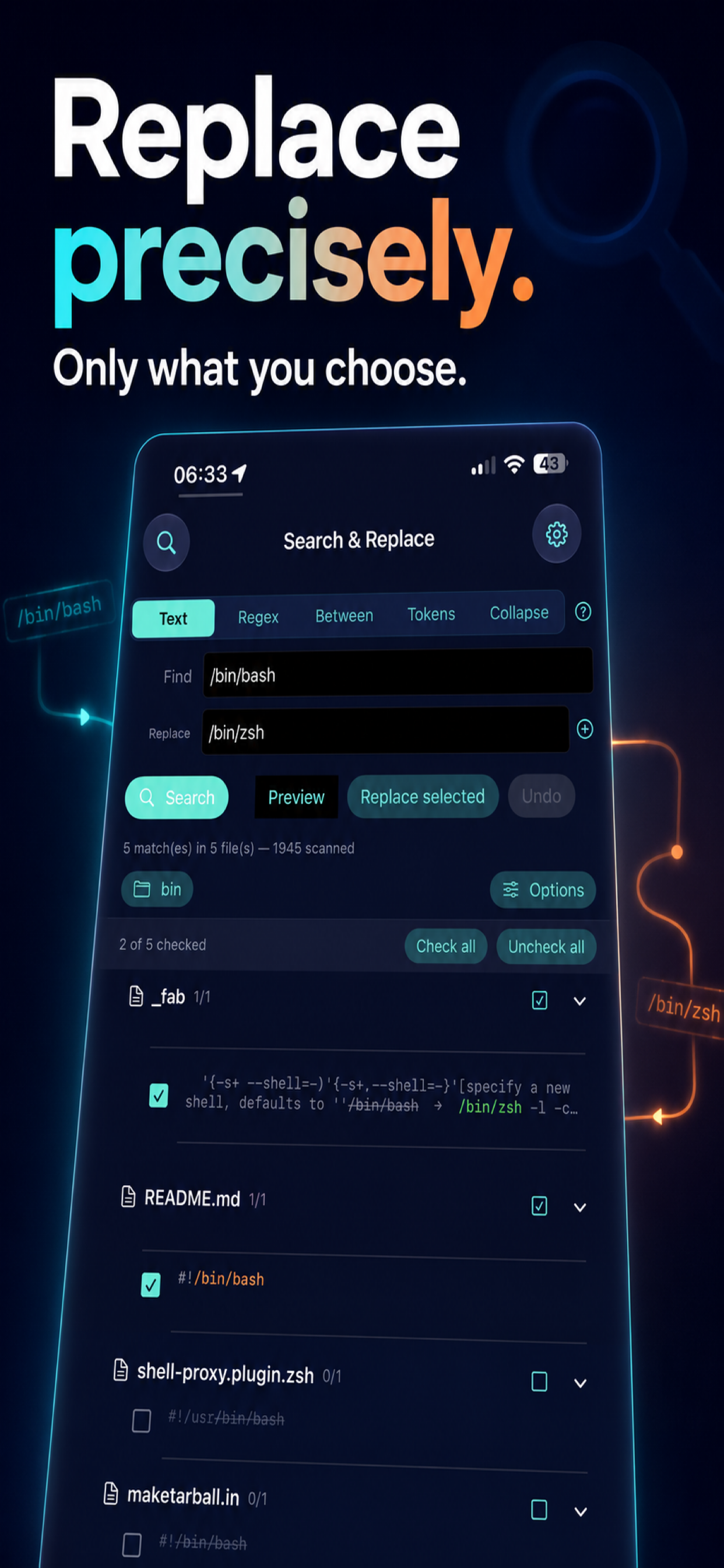 Find&Replace screenshot 1